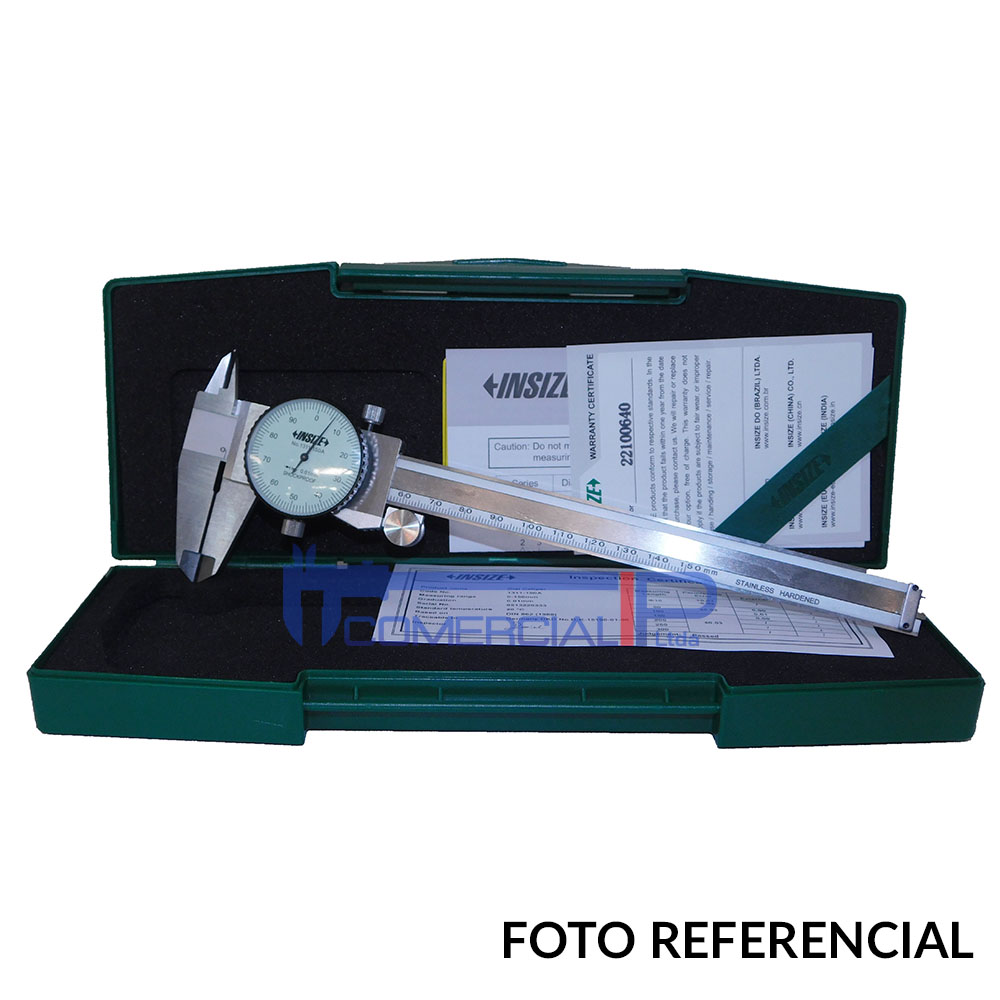 1311-150A PIE DE METRO CON RELOJ 150MM (0.01MM) INSIZE - Imagen 1