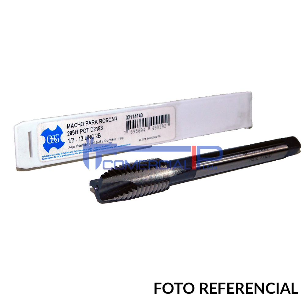 2114140 MACHO MQ UNF 1/4-28 HSS-E 104 OSG - Imagen 1