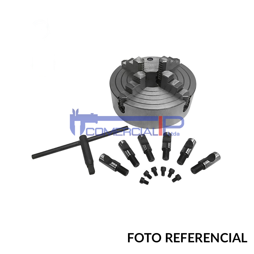 K72-D5-D6-D8-D11 PLATO DE TORNO 10x250MM 4G (P/HUSILLO 75MM) INDEP. D=25.4MM MANTON - Imagen 1