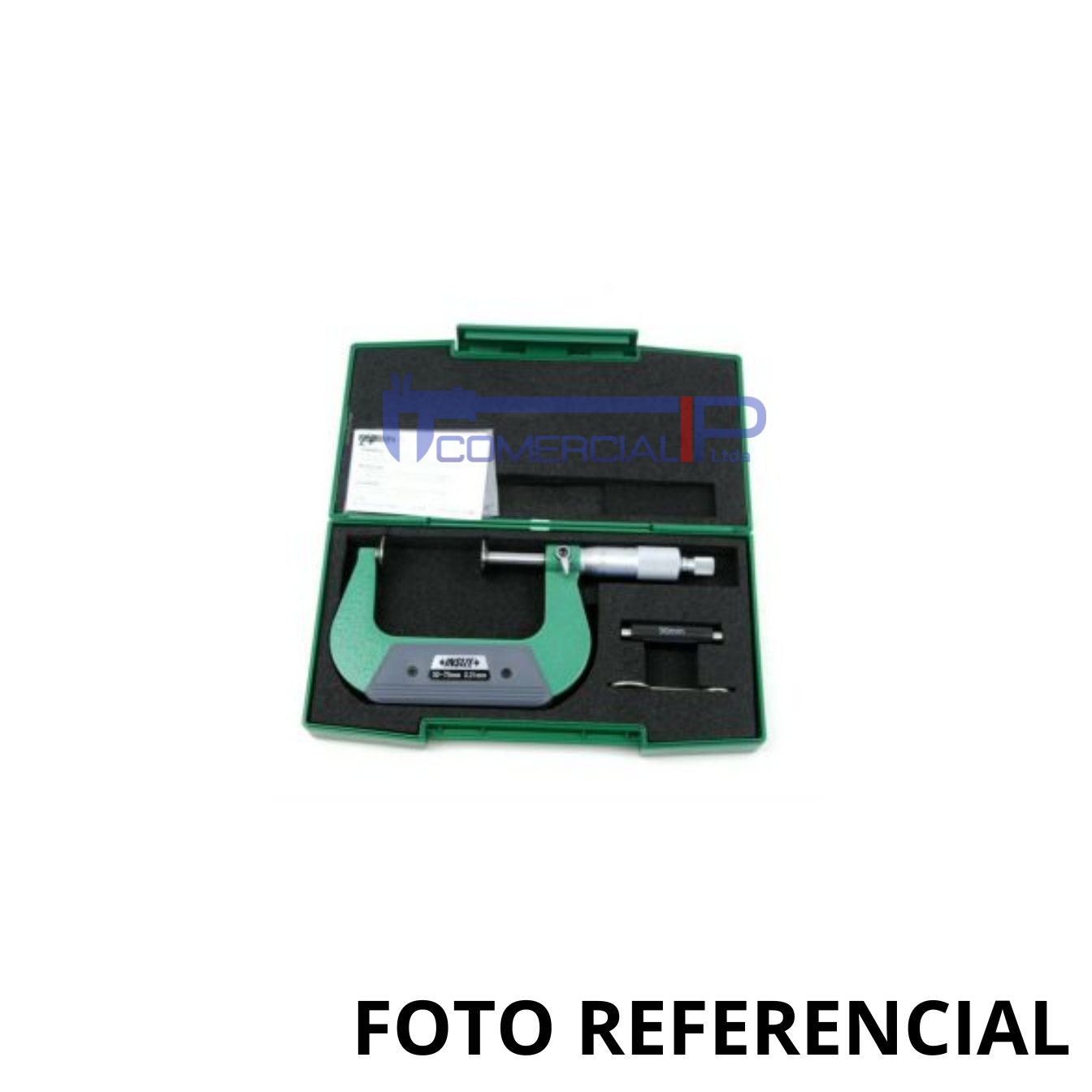 MICROMETRO EXTERIOR DE DISCO 50-75MM INSIZE CALIBRE MICROMETRO EXT. 150MM INSIZE - Imagen 1