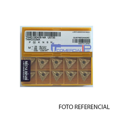 TNMG160408-MA US735 MITSUBISHI TNMG160408-MA US735 MITSUBISHI - Imagen 1